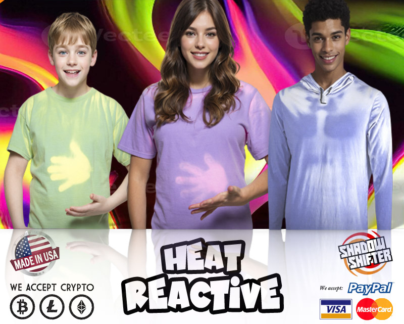 Shadow Shifter Color Changing Shirts Manufacturer Wholesale Blank Shirts Like 90s Hypercolor tshirts Shadow Shifter Inc